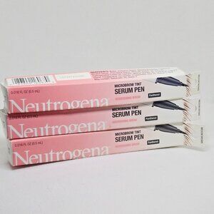 NIB (3) NEUTROGENA MICROBROW TINT SERUM PEN MEDIUM BROWN 0.016 FL OZ EACH